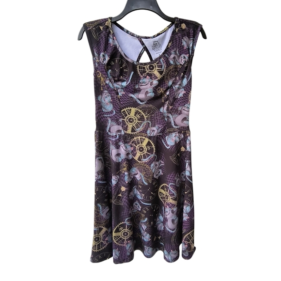 Disney Alice Through The Looking Glass Cheshire Cat Fit & Flare Midi Dress L - Picture 11 of 12